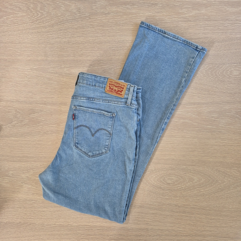 Levi's Light Blue High Rise Bootcut Flare Jeans